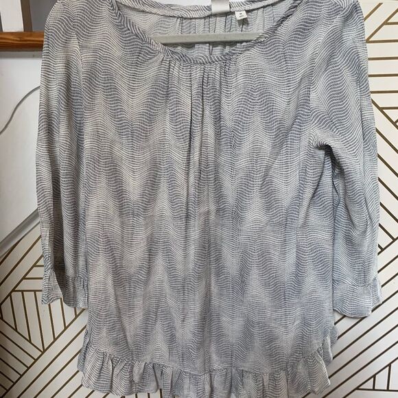 Gap Printed Bell Sleeve Blouse - Picture 3 of 4